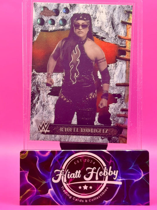 2025 Topps Chrome Cactus Jack WWE - Roquel Rodriguez #49 - White Refractor SP