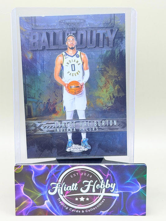 2025-26 Topps Chrome - Tyrese Haliburton #BD-12 - Ball of Duty