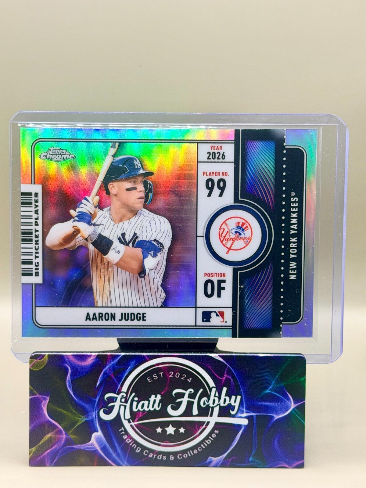 2026 Topps Chrome - #BTP-18 Aaron Judge - Big Ticket Players