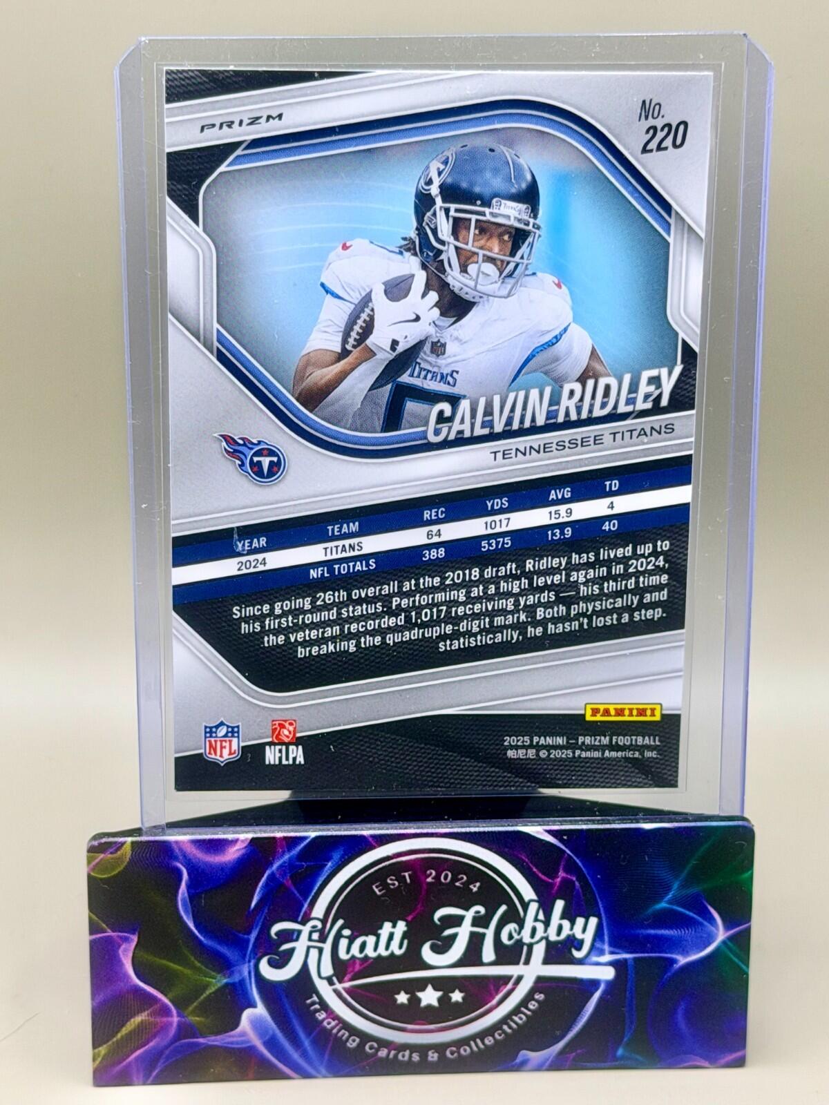 2025 Panini Prizm Football - #220 Calvin Ridley - White Disco Prizm