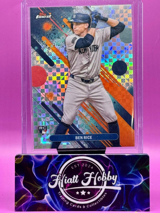 2025 Topps Finest - Ben Rice #48 - Common - X-Fractor (RC)