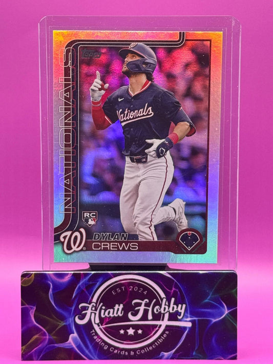 2025 Topps Series 1 - Dylan Crews #74 Rainbow Foilboard (RC)