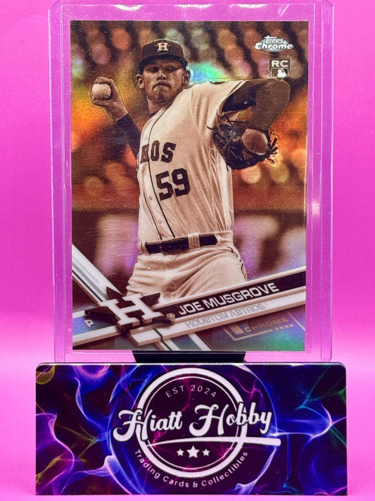 2017 Topps Chrome - Joe Musgrove #120 - Sepia Refractor (RC)