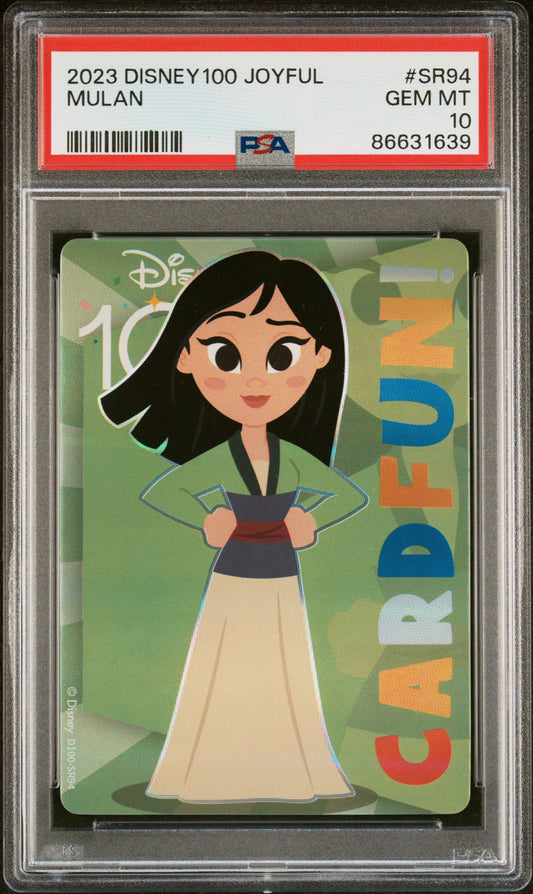 2023 CARD FUN DISNEY 100 JOYFUL MULAN SR94 PSA 10