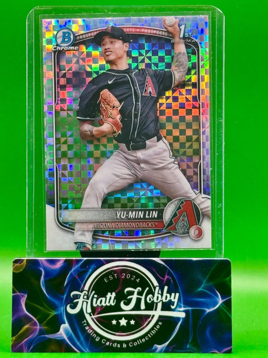 2025 Bowman Chrome - Yu-Min Lin #BCP-27 - X-Fractor