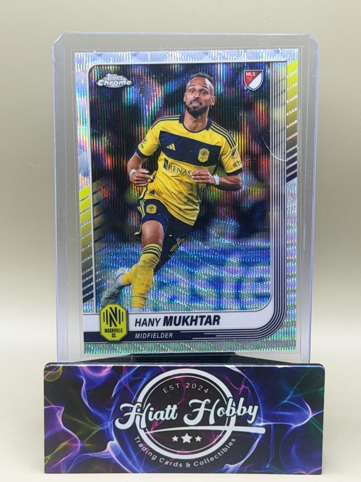 2025 Topps Chrome MLS Soccer - #36 Hany Mukhtar - Wave Refractor