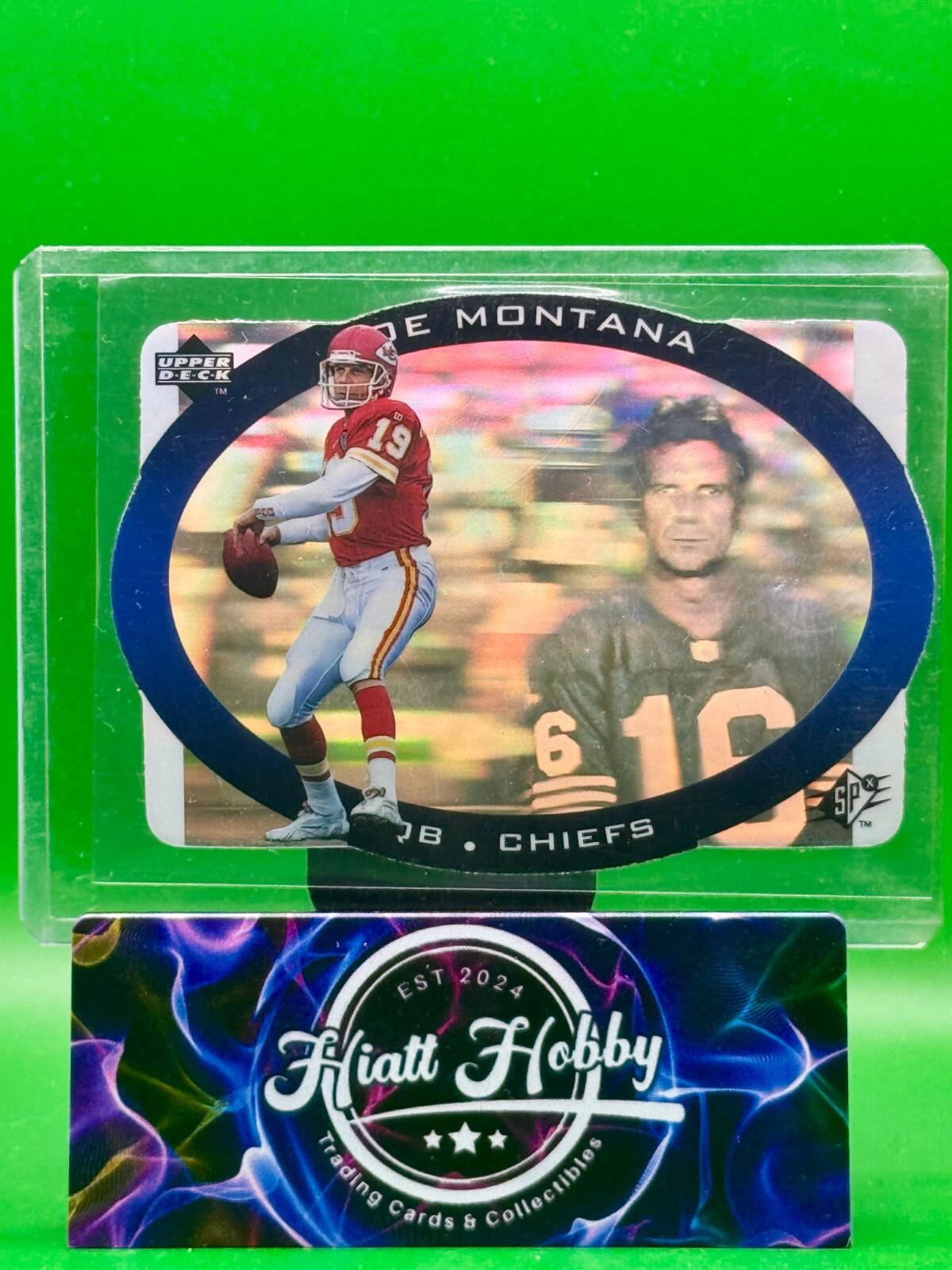 1995 Upper Deck SPx Football - Joe Montana #SPX2 - Holoview Die-Cut