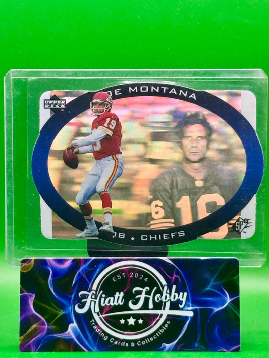 1995 Upper Deck SPx Football - Joe Montana #SPX2 - Holoview Die-Cut