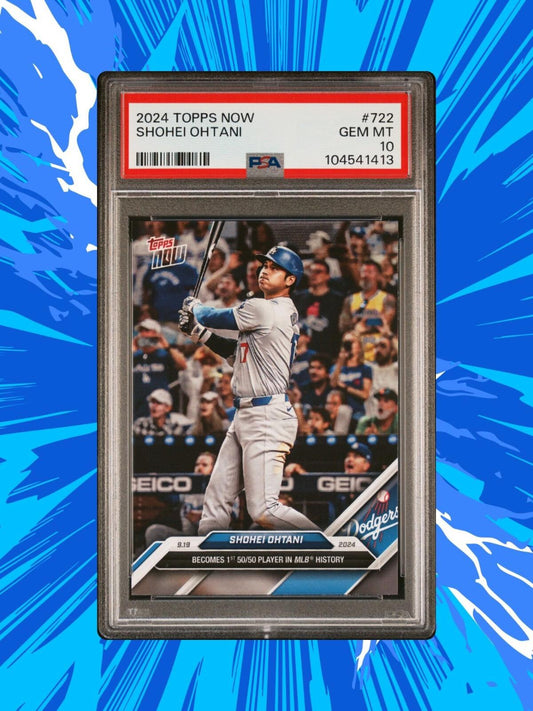 2024 Topps Now - Shohei Ohtani #722 - First 50/50 Player - PSA 10 🔥