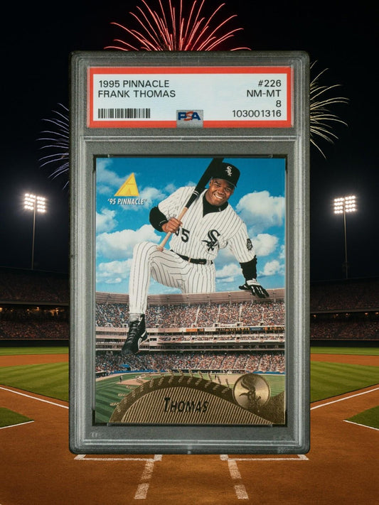 1995 Pinnacle Baseball - Frank Thomas #226 - PSA 8