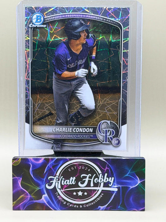 2025 Bowman Chrome - Charlie Condon #BCP-248 - Laser Refractor (RC)