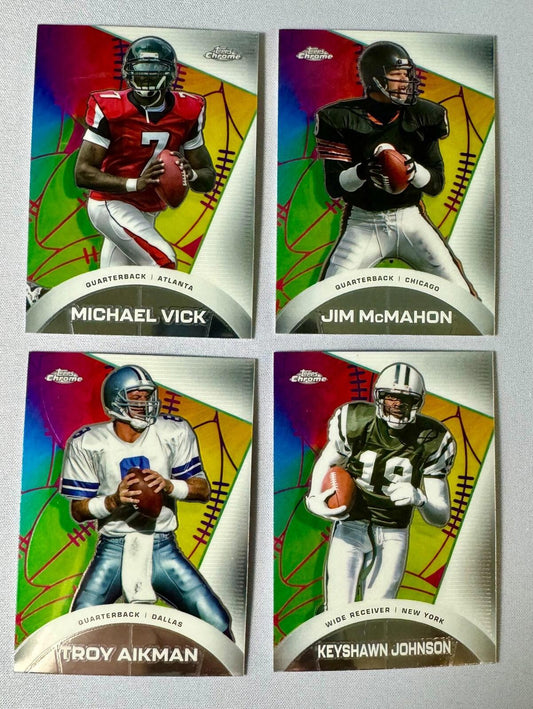 2023 Topps Composite Football Topps Chrome All-Etch Inserts - LOT of 8