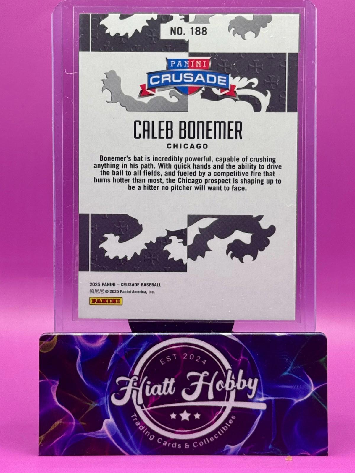 2025 Panini Crusade - Caleb Bonemer #188 (RC)