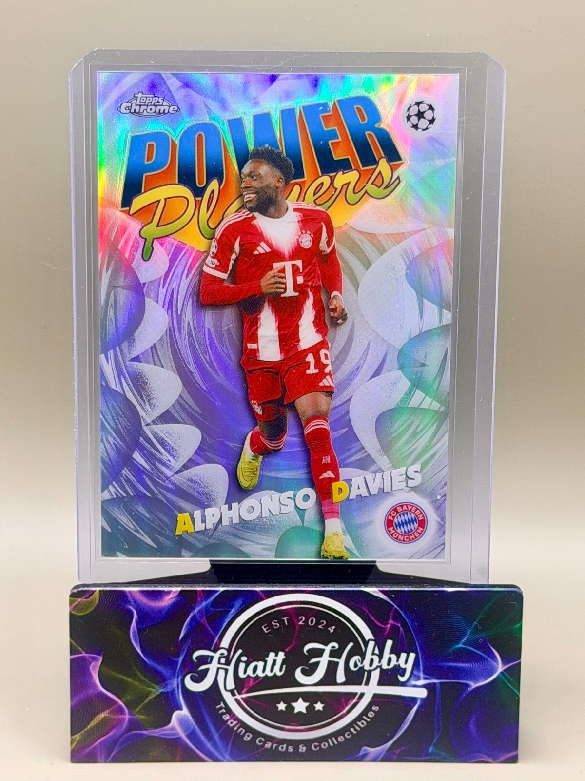 2025-26 Topps Chrome UEFA Soccer - #PP-19 Alphonso Davies - Power Players