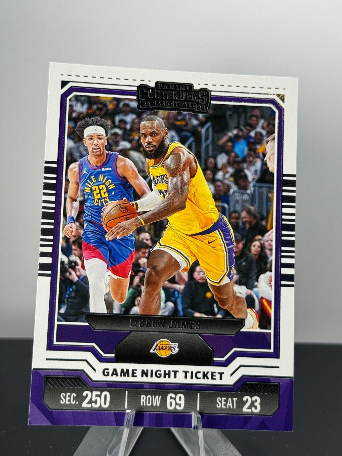 2023 Panini Contenders Basketball - Game Night and Game Ticket- LOT of 5