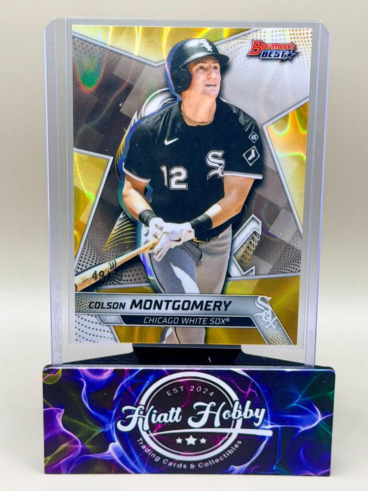 2025 Bowman's Best - #TP-4 Colson Montgomery - Gold Lava /50 (RC)