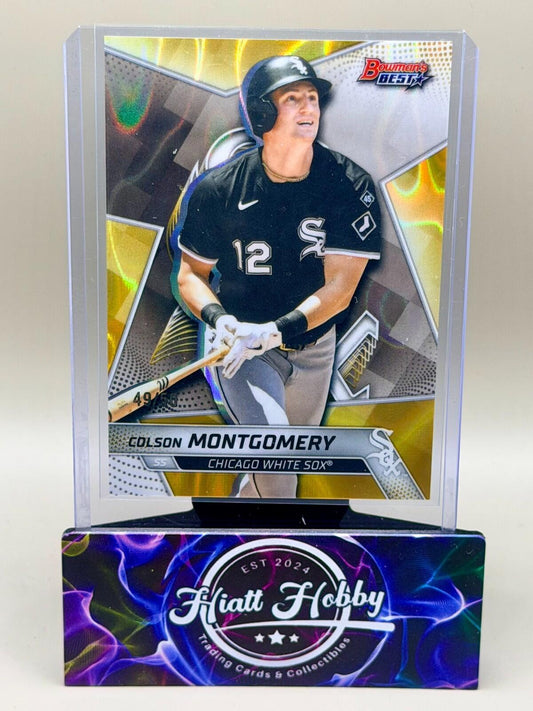 2025 Bowman's Best - #TP-4 Colson Montgomery - Gold Lava /50 (RC)