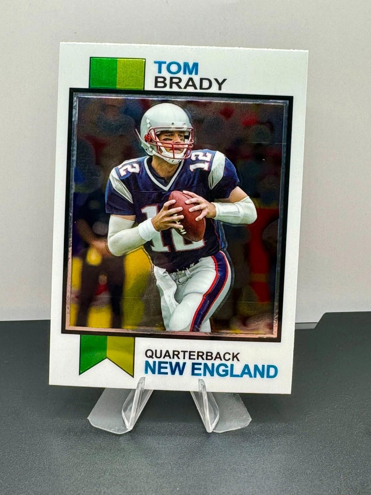 2023 Topps Composite - Tom Brady 1973 Inserts w/  Lazer Refractor - LOT of 2