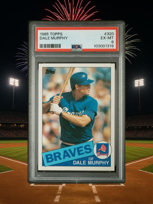 1985 Topps Baseball - Dale Murphy #320 - PSA 6