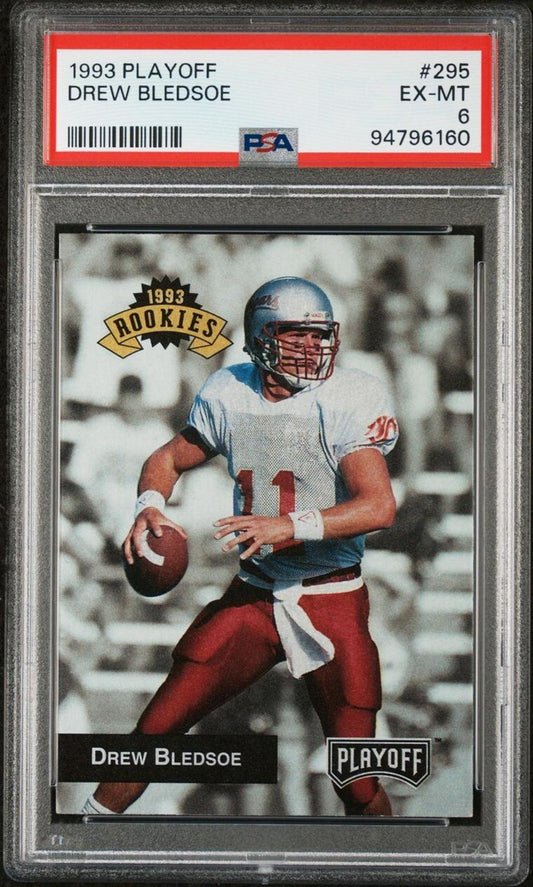 1993 Playoff Drew Bledsoe #295 PSA 6