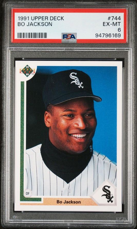 1991 Upper Deck - #744 Bo Jackson PSA 6