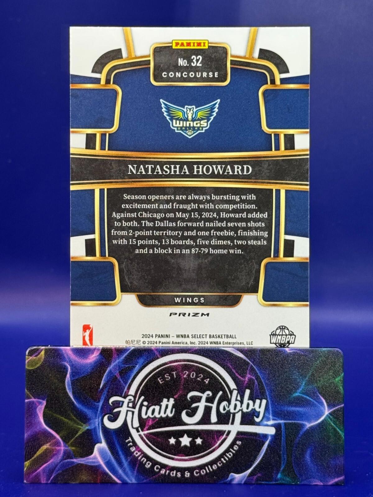 2024 Panini Select WNBA - Concourse #32 Natasha Howard - Flash Prizm