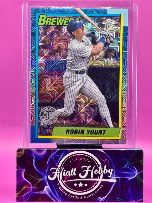 2025 Topps Series 1 - 1990 Topps Chrome Silver Pack Robin Yount #T90C-68