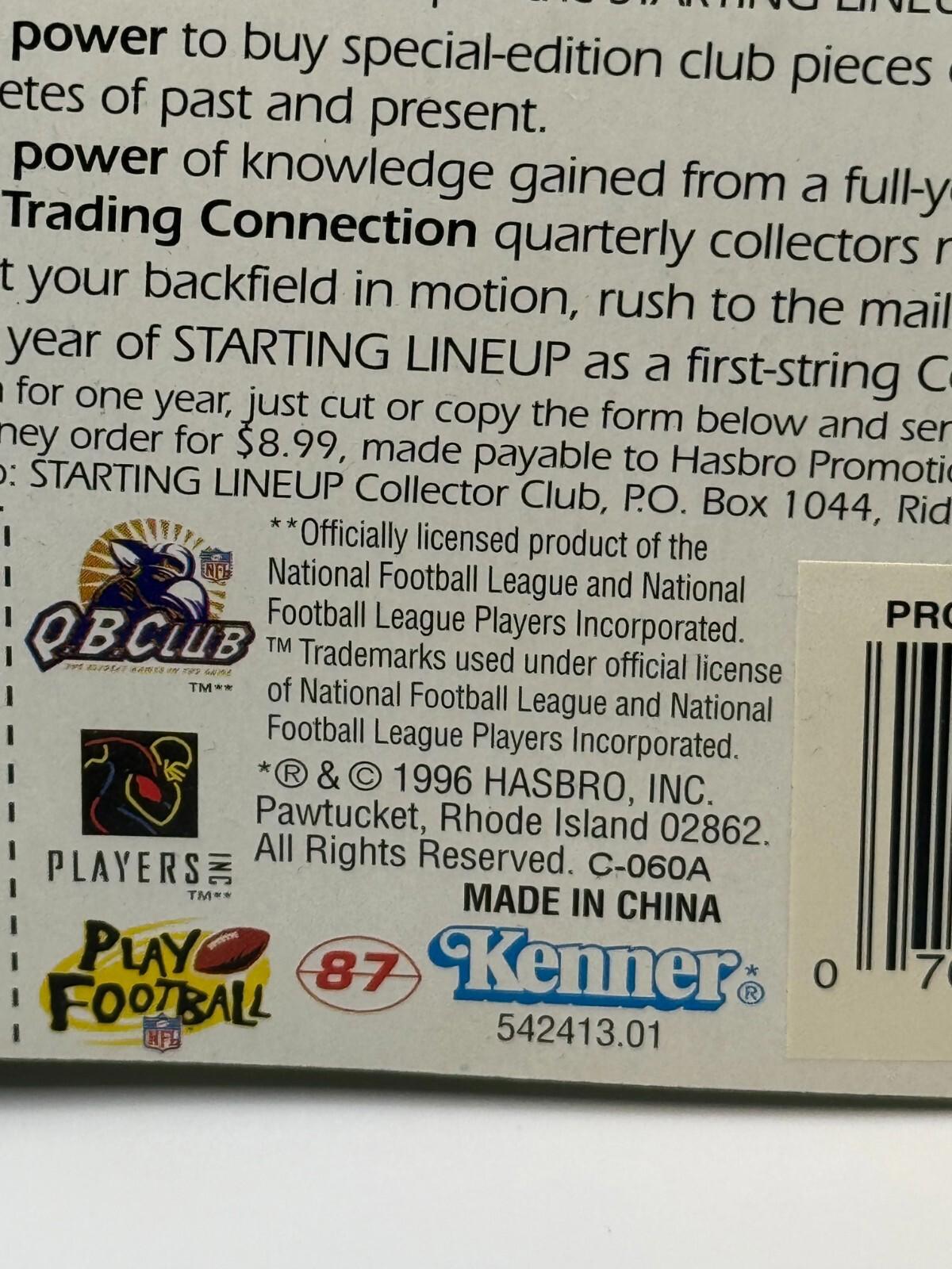 Starting Lineup Sports Superstar Collectibles 10th Year 1997 Edition Brett Favre