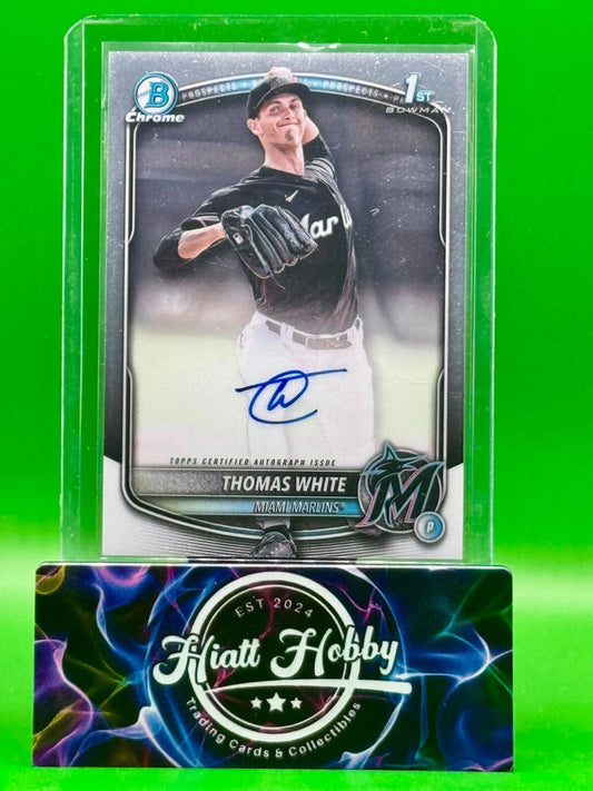 2025 Bowman Chrome - Thomas White #CPA-TW - Auto
