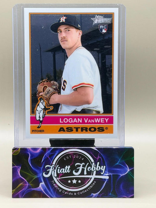 2025 Topps Heritage High Number - Logan VanWey #652 - Chrome (RC)