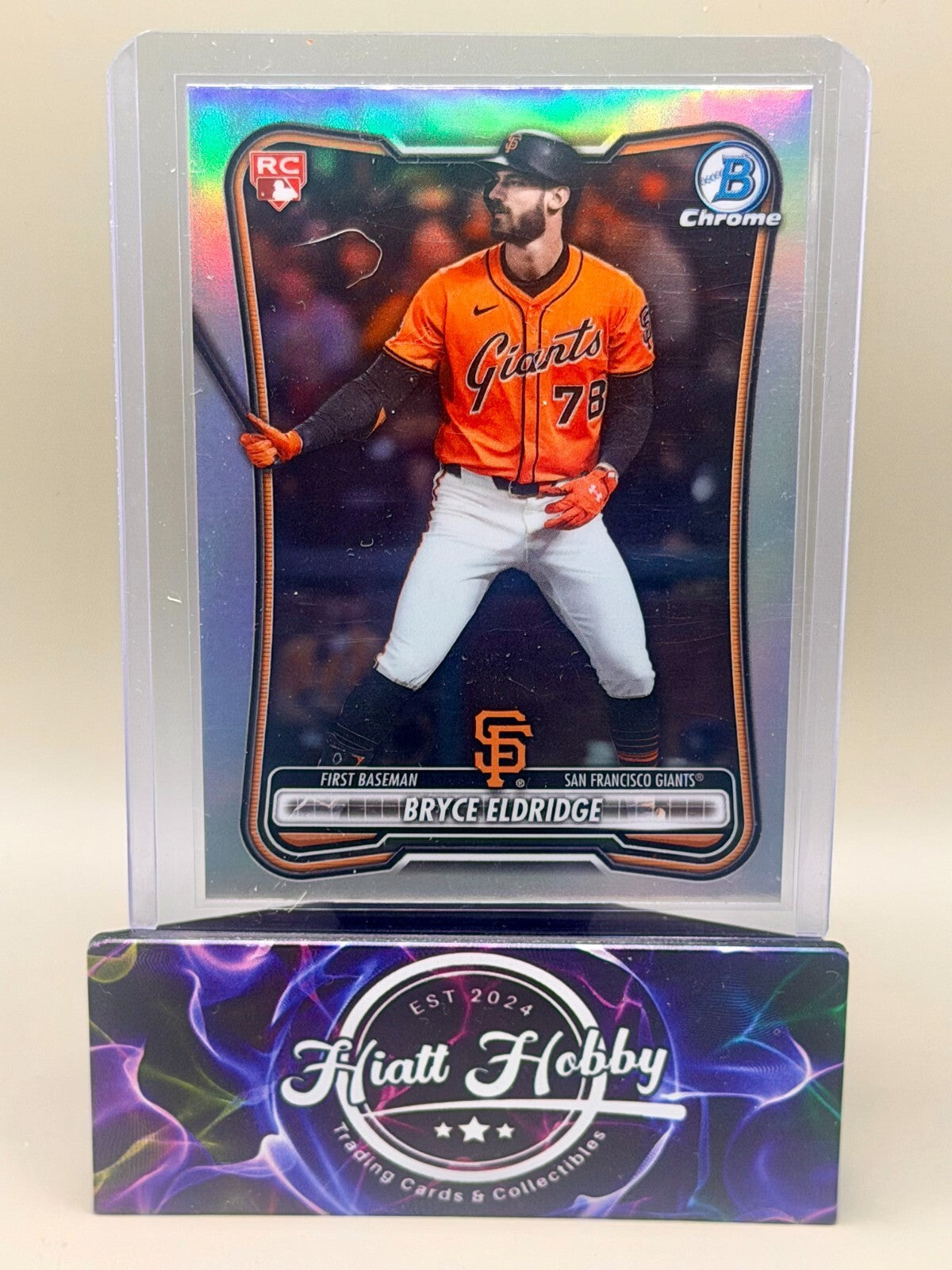 2026 Bowman Chrome - #58 Bryce Eldridge - Red Rookie Redemption (RC, SP)