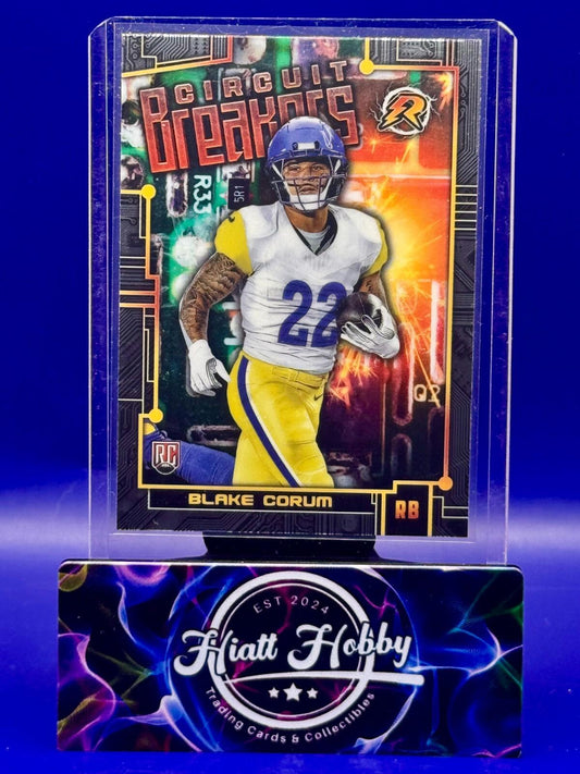 2024 Topps Resurgence - Blake Corum #CB-13 - Circuit Breakers (RC)