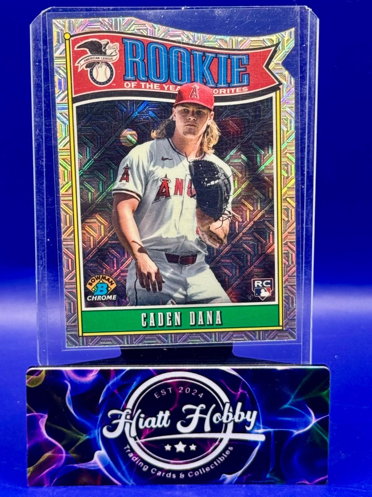 2025 Bowman Chrome - Caden Dana #ROY-7 - ROY Favorites - Mojo Refractor