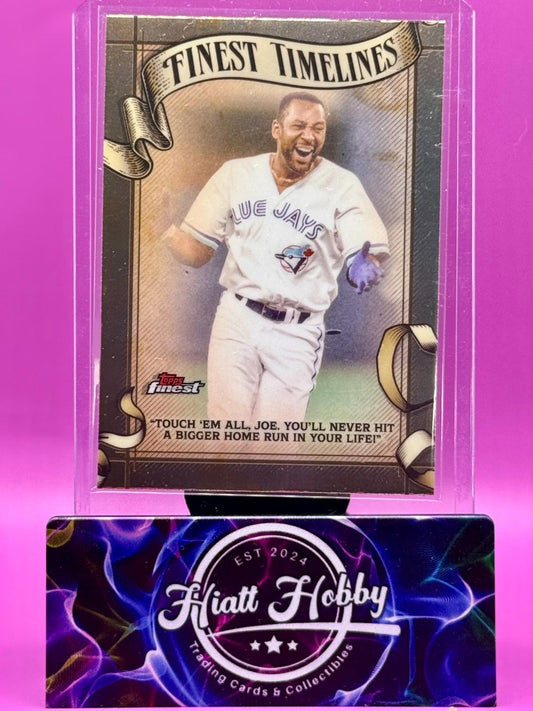 2025 Topps Finest - Joe Carter #FT-16 - Finest Timelines
