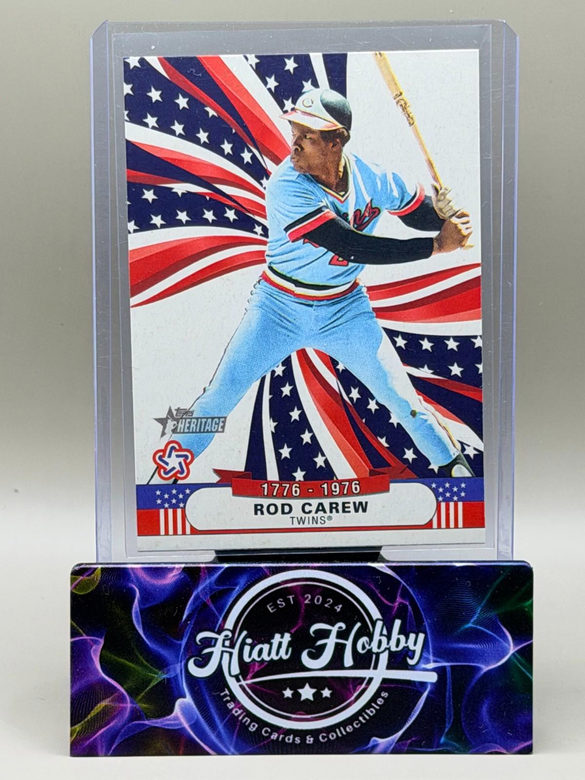 2025 Topps Heritage High Number - Bicentennial Stars Rod Carew #BS-3