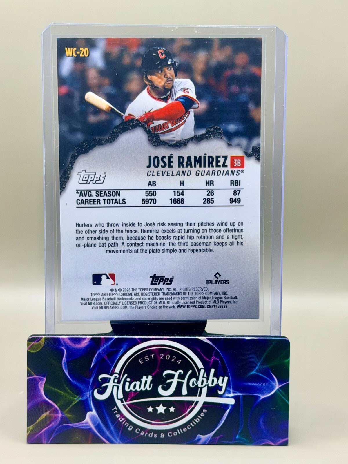 2026 Topps Chrome - #WC-20 Jose Ramirez - Wrecking Crew