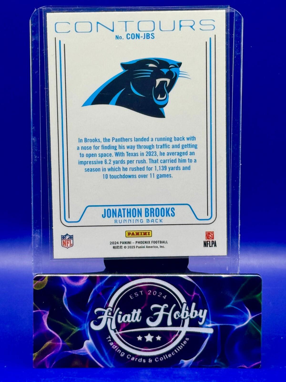 2024 Panini Phoenix - Jonathon Brooks #CON-JBS - Contours (RC)