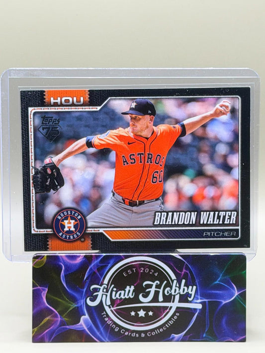 2026 Topps Series 1 #227 Brandon Walter - Black Border /75