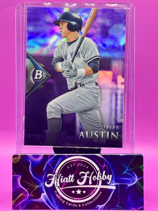 2014 Bowman Platinum Chrome - Tyler Austin #BPCP37 Purple Refractor (RC)