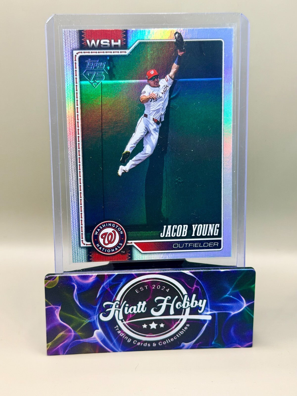 2026 Topps Series 1 - #210 Jacob Young - Rainbow Foil