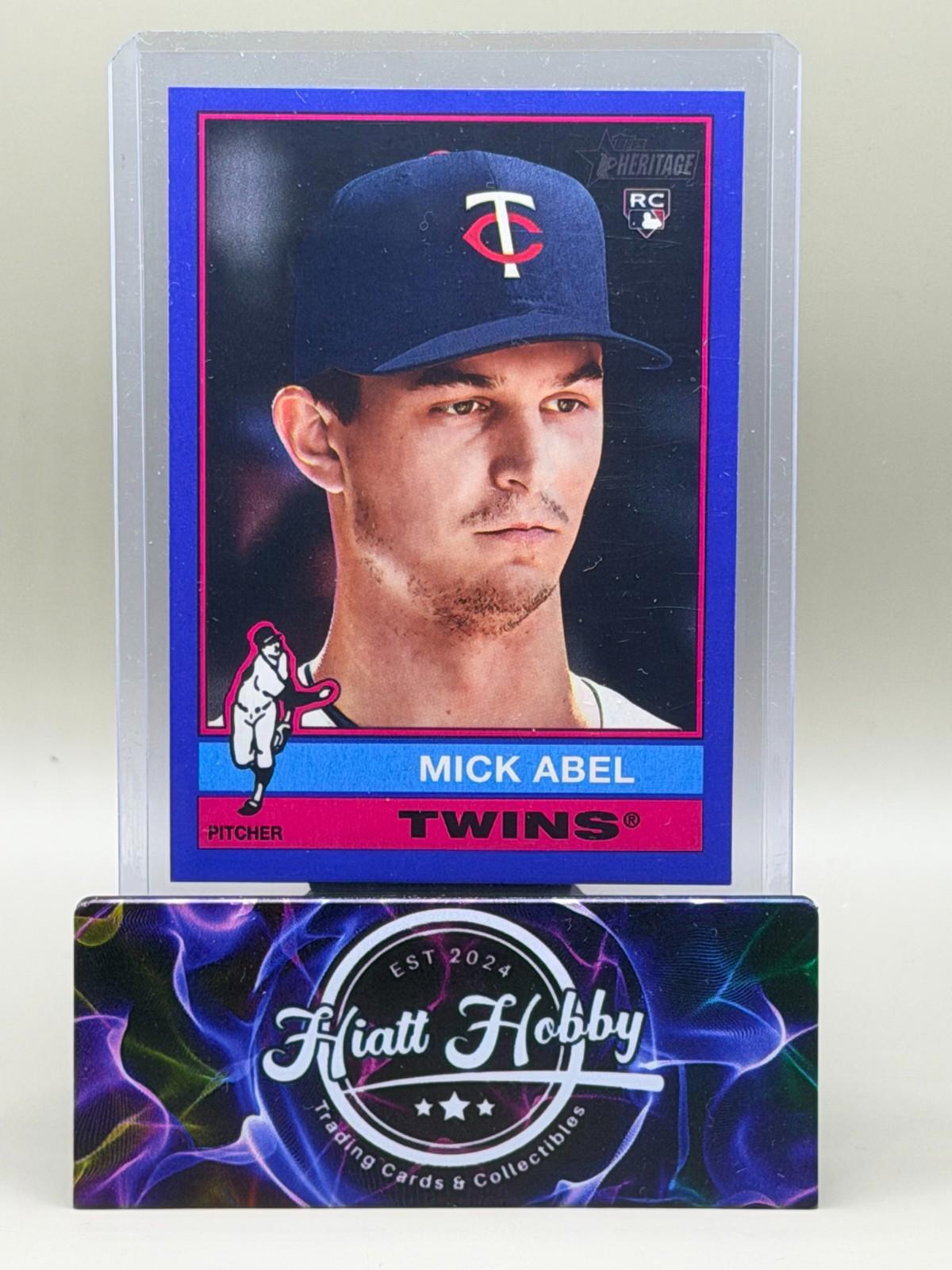 2025 Topps Heritage High Number - Mick Abel #622 - Dark Blue Border (RC)