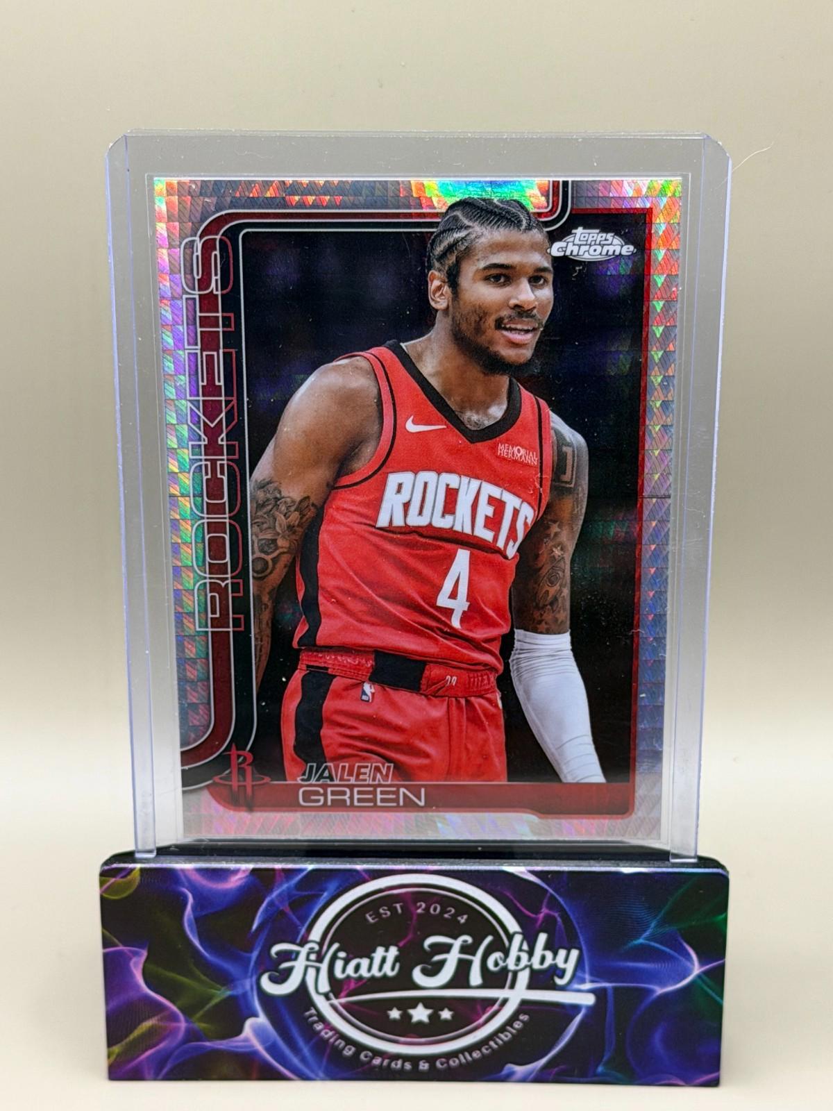 2025-26 Topps Chrome - Jalen Green #58 - Prism Refractor