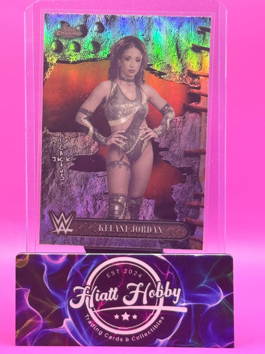 2025 Topps Chrome Cactus Jack WWE - Kelani Jordan #57 - Refractor