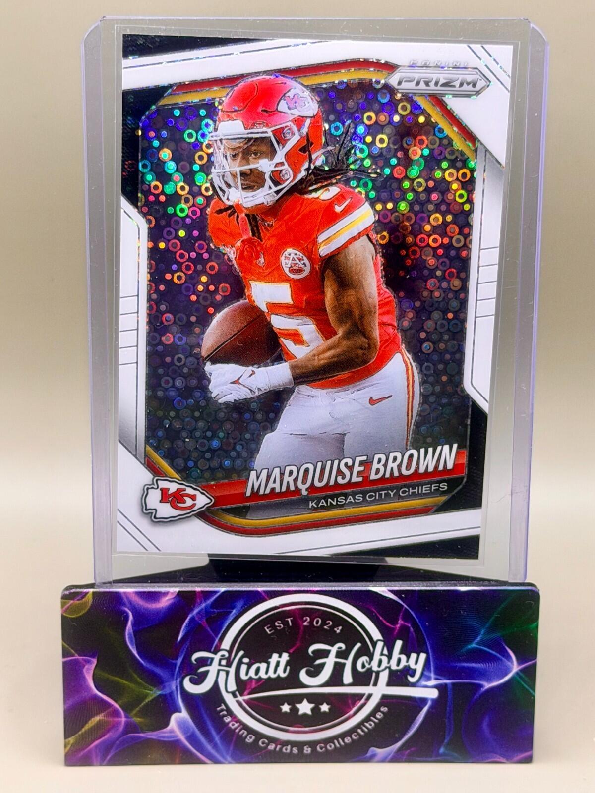 2025 Panini Prizm Football - #287 Marquise Brown - White Disco Prizm