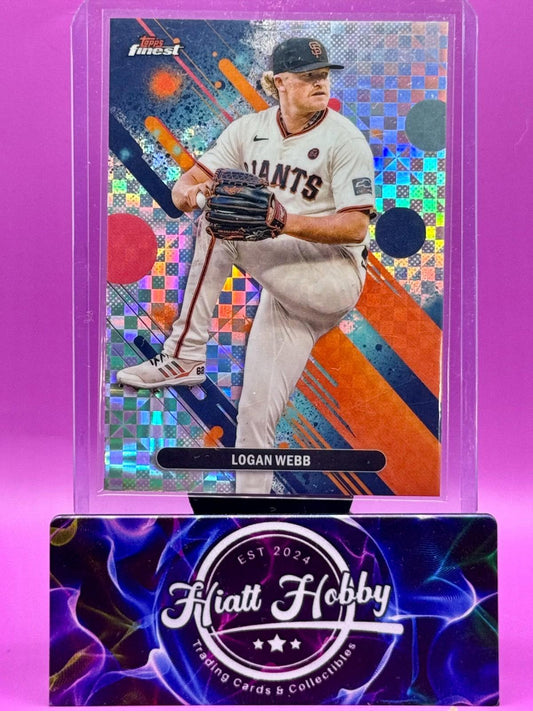 2025 Topps Finest - Logan Webb #64 - Common - X-Fractor