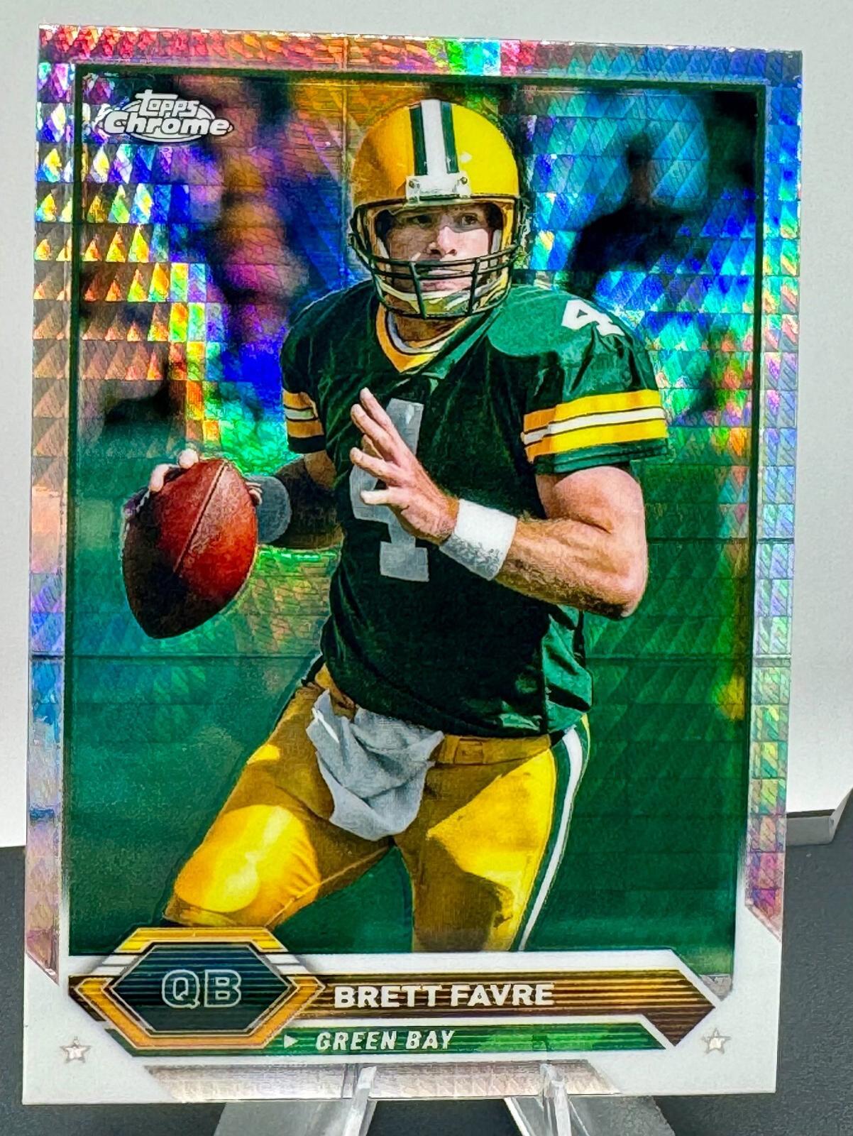 2024 Topps Composite - Topps Chrome Prism Refractor - Brett Favre #10