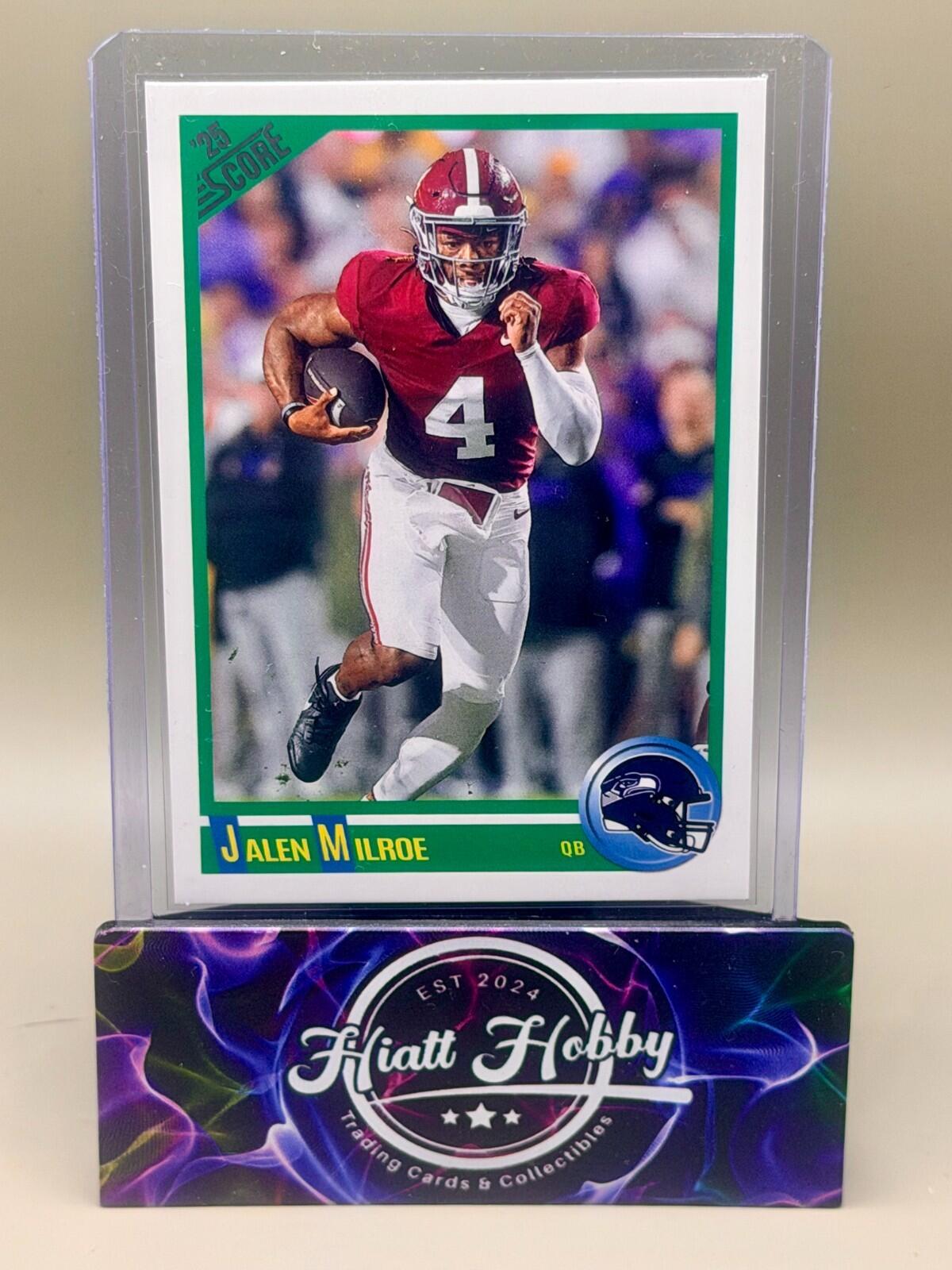 2025 Panini Score - #7 Jalen Milroe - Anniversary Throwback (RC)