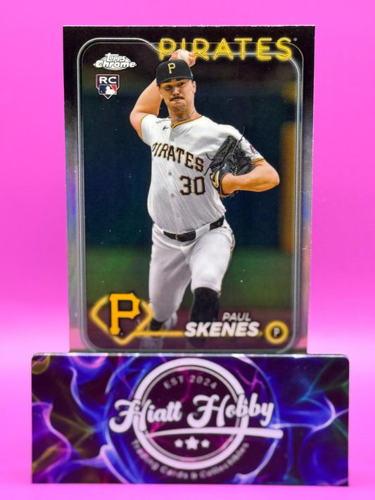 Paul Skenes 2024 Topps Chrome Update RC Refractor Rookie #USC88 Pirates