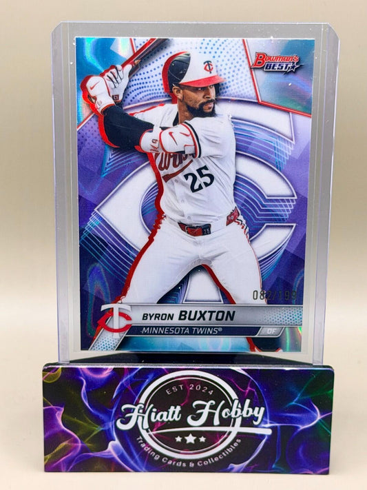 2025 Bowman's Best - #48 Byron Buxton - Aqua Lava /199