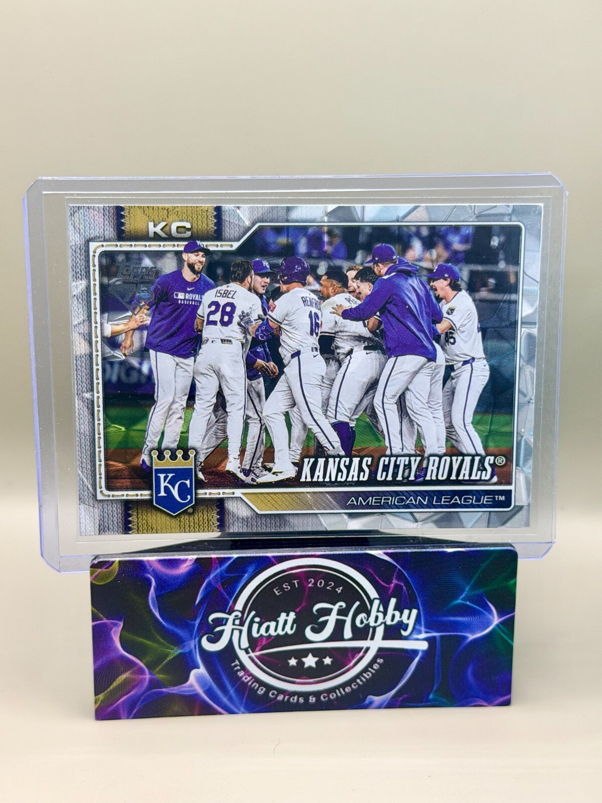 2026 Topps Series 1 - #34 Kansas City Royals - Diamante Foil